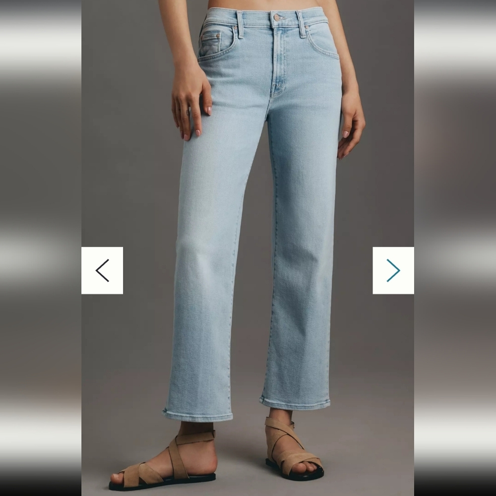 MOTHER - The Rambler High-Rise Straight-Leg Ankle Jeans - Size 33P - NWT